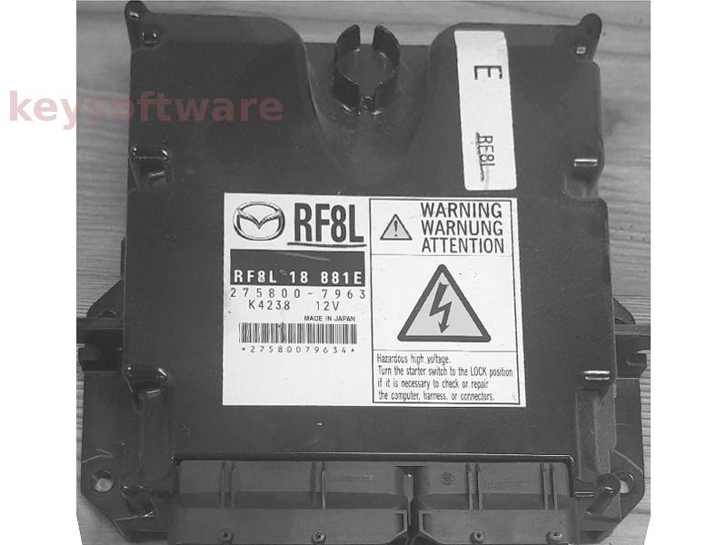 ECU Mazda 5 2.0D RF8L18881E 275800-7963 RF8L {