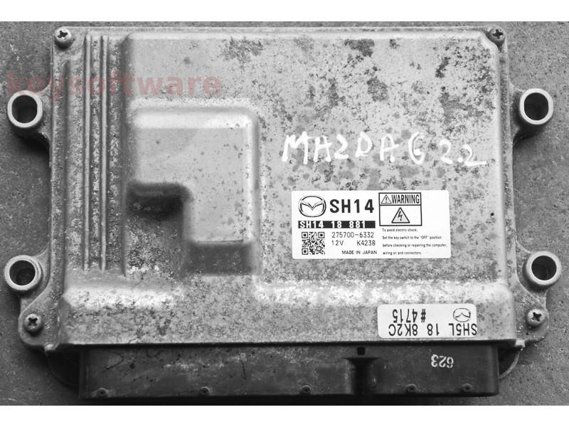 ECU Mazda 6 2.2 SH1418881 275700-6332 SHxx {