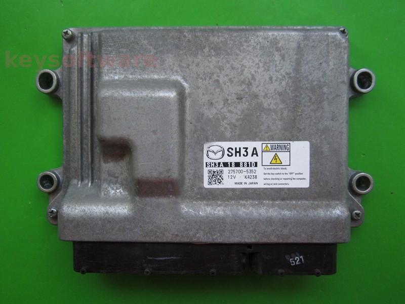 ECU Mazda 6 2.2D SH3A18881D 275700-5352 SHxx
