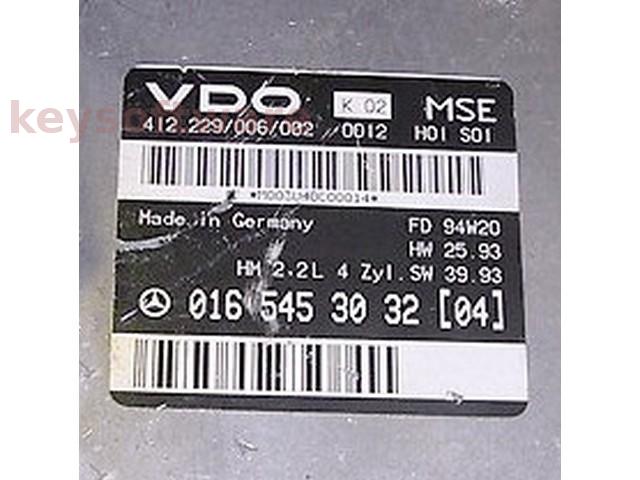 ECU Mercedes E 2.2 0165453032 VDO MSE W124 {