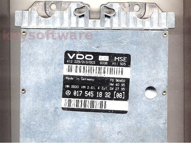 ECU Mercedes E 2.0 0175451832 VDO MSE W210