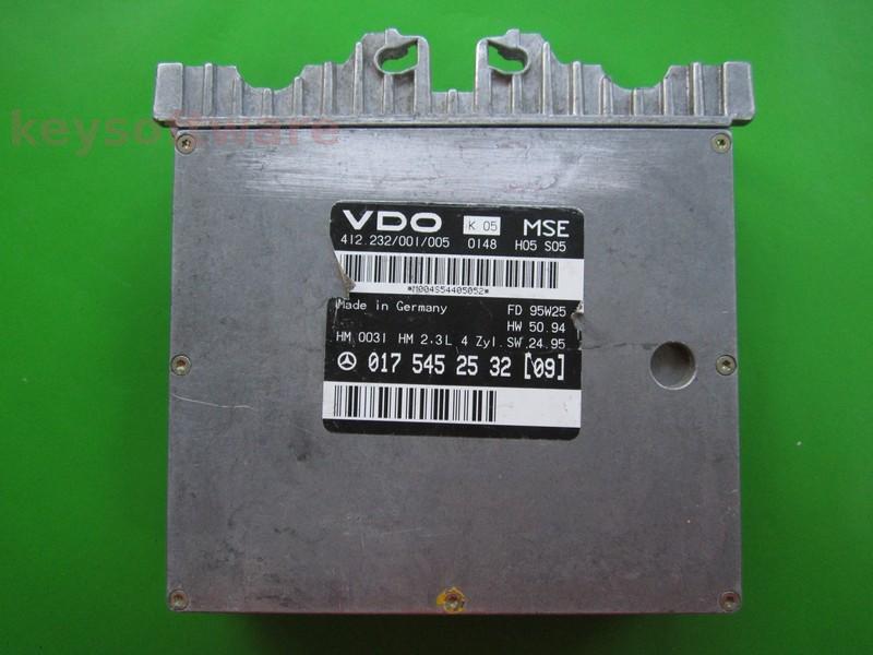 ECU Mercedes E 2.3 0175452532 VDO MSE W210