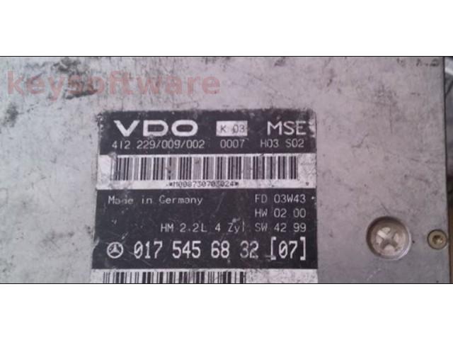 ECU Mercedes C 2.2 0175456832 VDO MSE W202 {