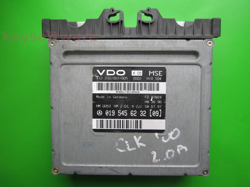 ECU Mercedes CLK 2.0 0195456232 VDO MSE W203