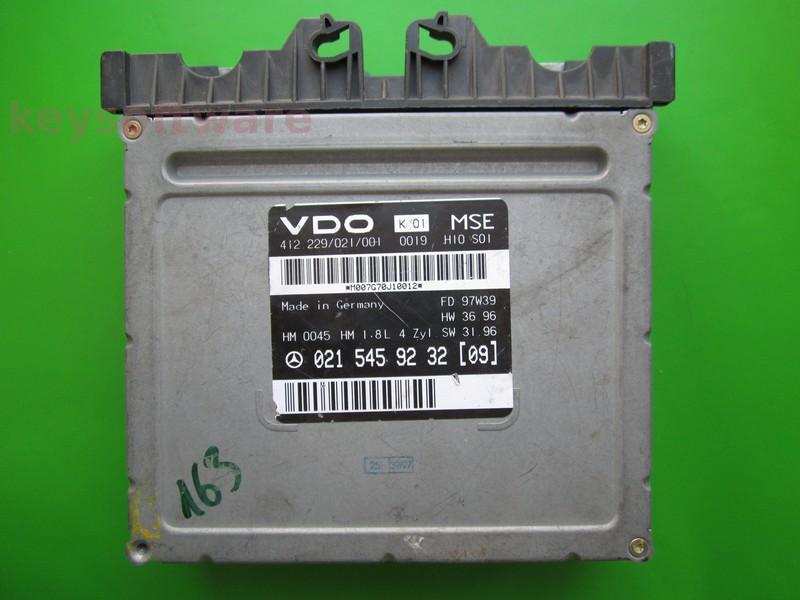 ECU Mercedes C 1.8 0215459232 VDO MSE W202