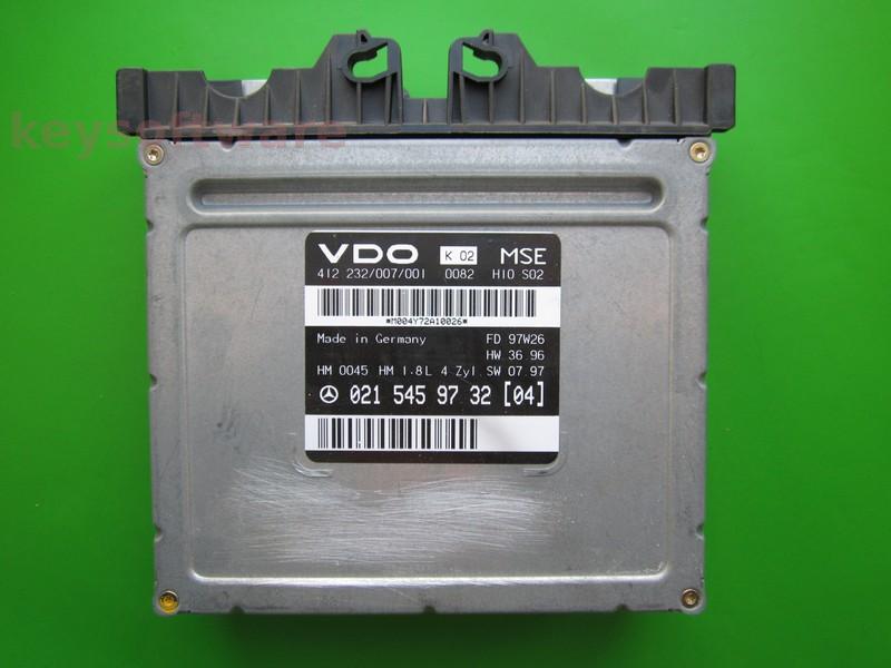 ECU Mercedes C 1.8 0215459732 VDO MSE W202~