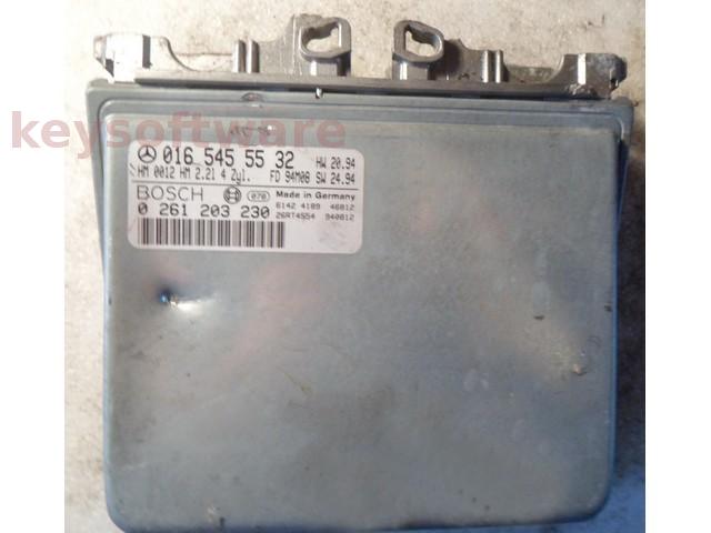 ECU Mercedes E 2.2 0165455532 0261203230 ME3.4.2 W124 {