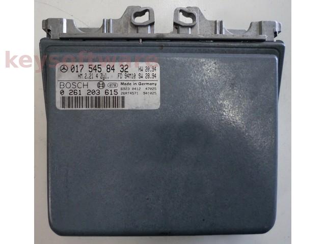 ECU Mercedes C 2.2 0175458432 0261203615 M3.4 {