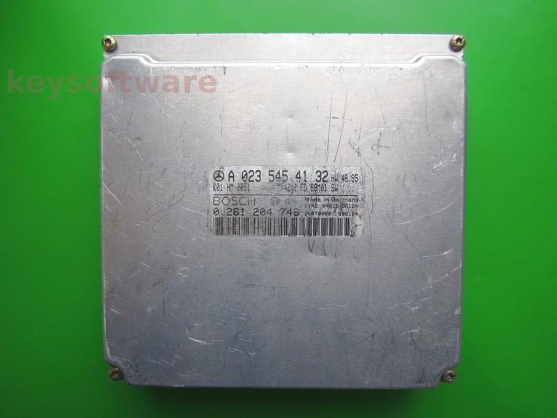 ECU Mercedes CLK 2.3 A0235454132 0261204746 ME2.1 W208