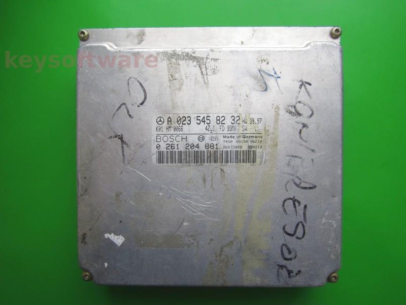 ECU Mercedes CLK 2.3 A0235458232 0261204881 ME2.1 W208