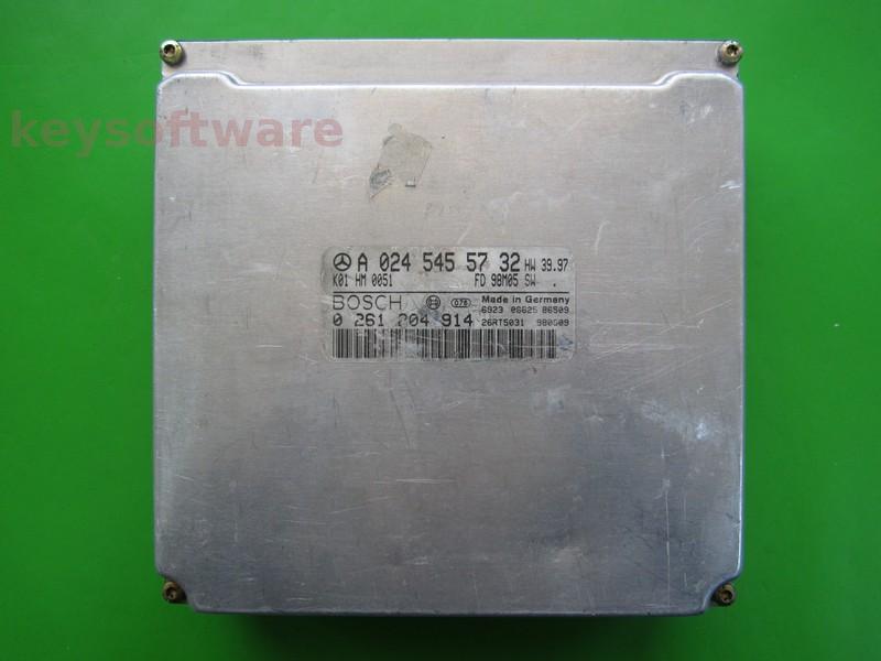 ECU Mercedes CLK 2.3 A0245455732 0261204914 ME2.1 W208
