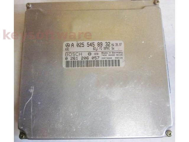 ECU Mercedes CLK 4.3 A0255458932 0261206057 ME2.0 {