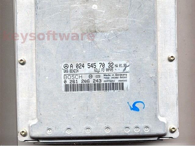 ECU Mercedes C 3.2 A0245457032 0261206243 ME2.8 {