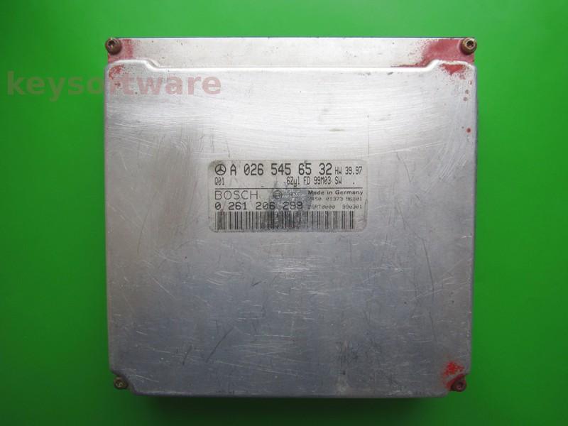 ECU Mercedes C 3.2 A0265456532 0261206299 ME2.0 W202