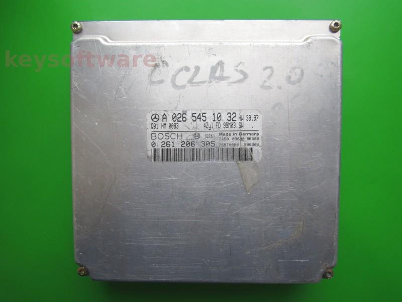 ECU Mercedes CLK 2.0 A0265451032 0261206305 ME2.1