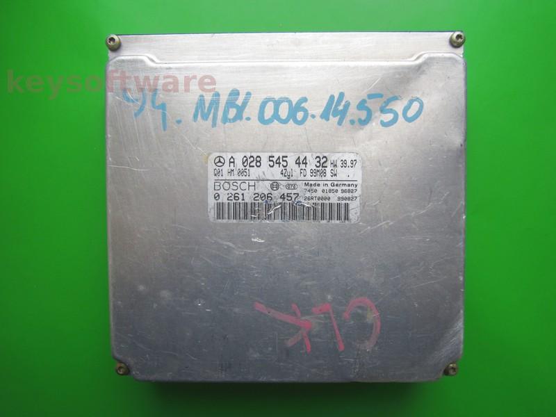 ECU Mercedes CLK 2.3 A0285454432 0261206457 ME2.1 W208