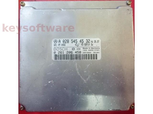 ECU Mercedes CLK 2.3 A0285454532 0261206458 ME2.1 W208 {