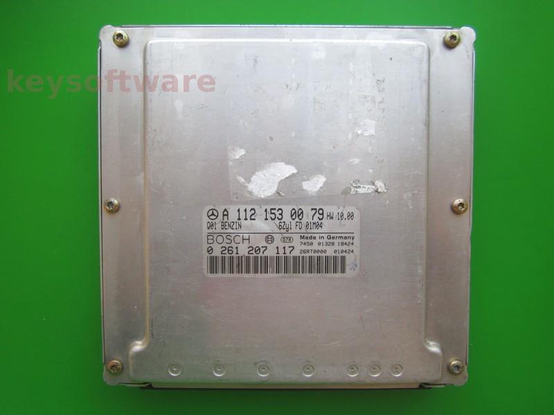 ECU Mercedes C 1.8 A1121530079 0261207117 ME2.8