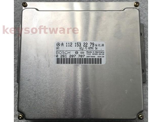 ECU Mercedes CLK 3.2 A1121532279 0261207707 ME2.0 W163 {