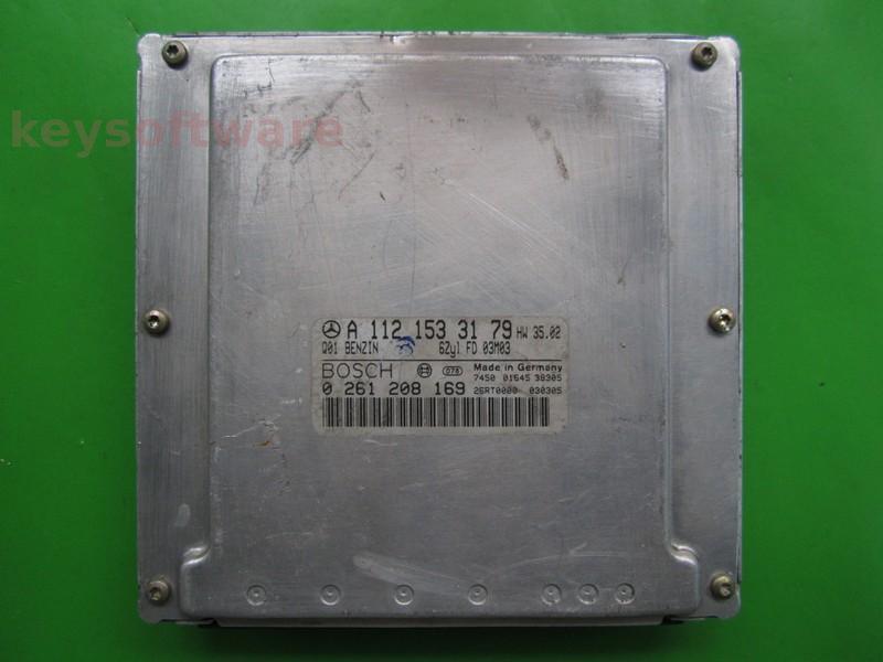 ECU Mercedes E 2.6 A1121533179 0261208169 ME2.8 W211