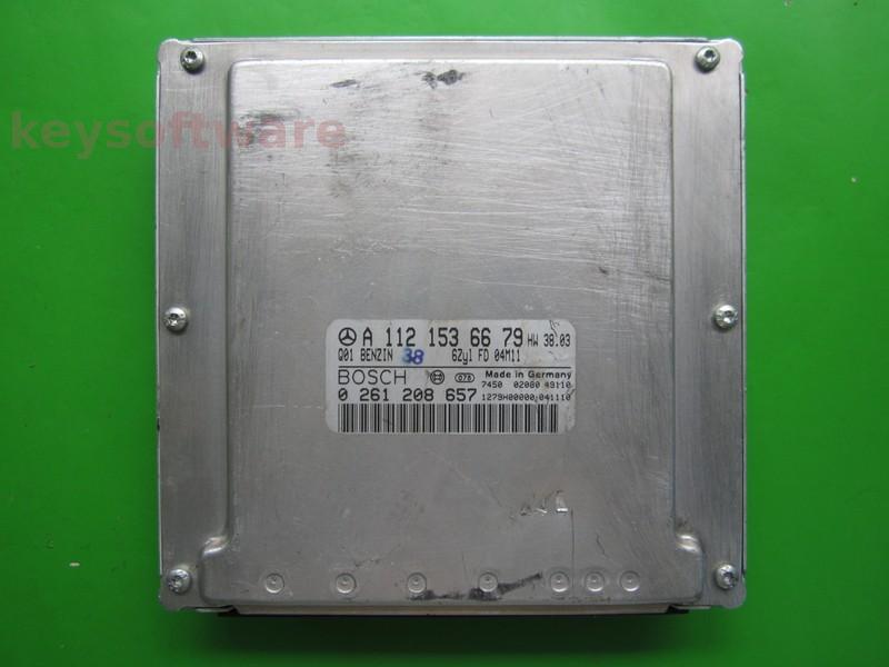 ECU Mercedes CLK 2.4 A1121536679 0261208657 ME2.8