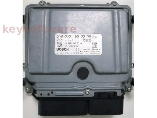 ECU Mercedes CLS 3.5 A2721533279 0261209015 ME9.7 {
