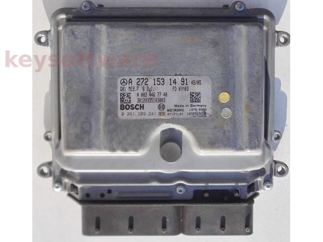 ECU Mercedes C 3.5 A2721531491 0261209241 ME9.7 {