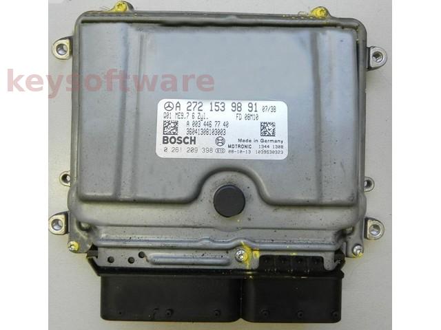 ECU Mercedes C 3.0 A2721539891 0261209398 ME9.7 {