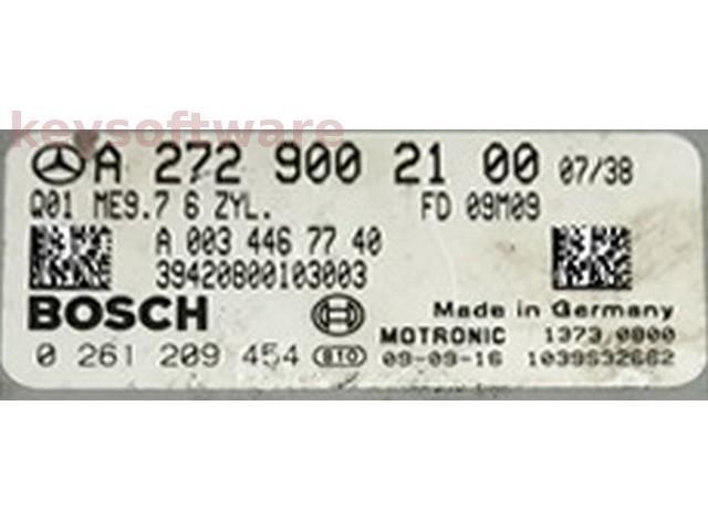ECU Mercedes C 3.5 A2729002100 0261209454 ME9.7 {