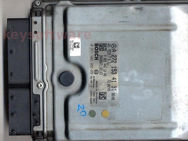 ECU Mercedes CLS 3.5 A2721534191 0261S02455 MED9.7