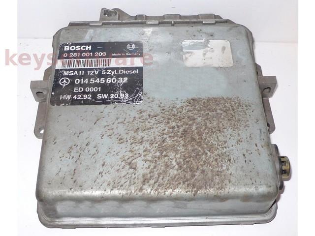 ECU Mercedes C 2.5D 0145456032 0281001203 MSA11 {