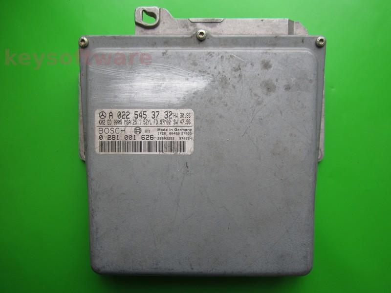 ECU Mercedes E 2.5TD A0225453732 0281001626 MSA15.1 W210