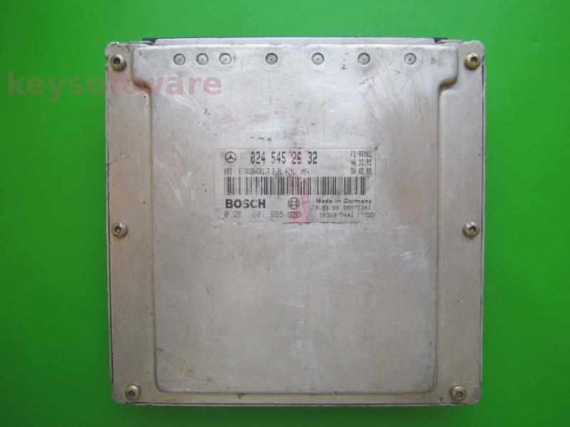 ECU Mercedes Vito 2.2CDI A0245452632 0281001985 EDC15C0