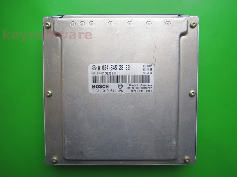 ECU Mercedes E 2.2CDI A0245452832 0281010041 CR2.11 EDC15C6 }