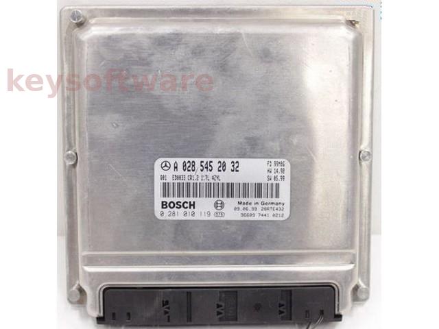 ECU Mercedes A 1.7CDI A0285452032 0281010119 CR1.2 EDC15C0 {+