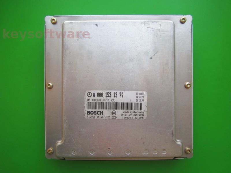 ECU Mercedes C 2.2CDI A0001531379 0281010222 CR1.8 EDC15C0