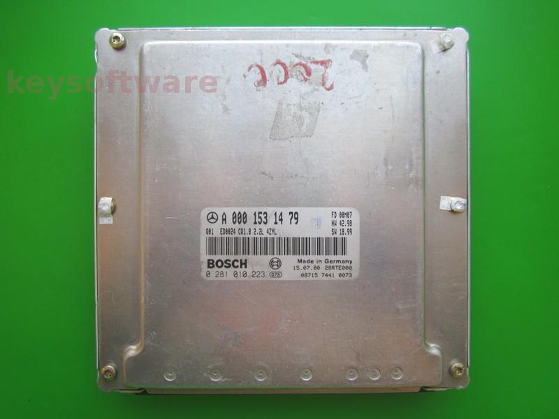 ECU Mercedes C 2.2CDI A0001531479 0281010223 CR1.8 EDC15C0