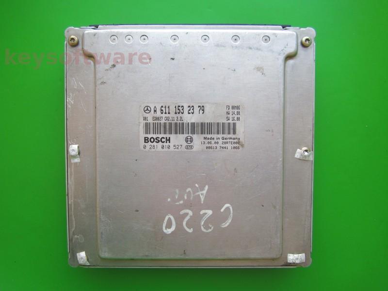 ECU Mercedes C 2.2CDI A6111532379 0281010527 CR2.11 EDC15C6