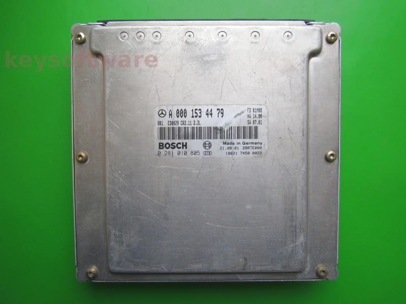 ECU Mercedes E 2.2CDI A0001534479 0281010805 CR2.11 EDC15C6 {+
