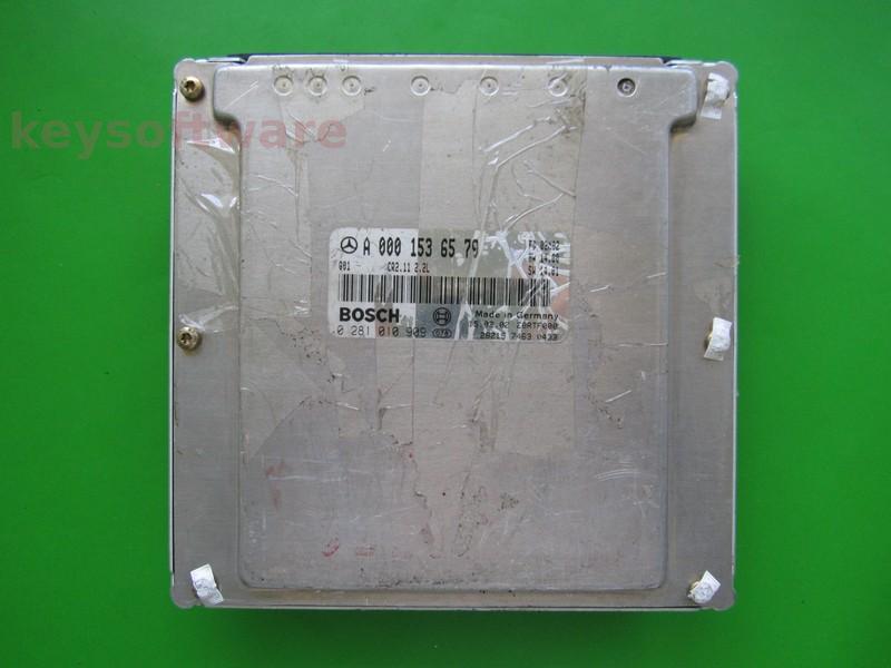 ECU Mercedes C 2.2CDI A0001536579 0281010909 CR2.11 EDC15C6 {