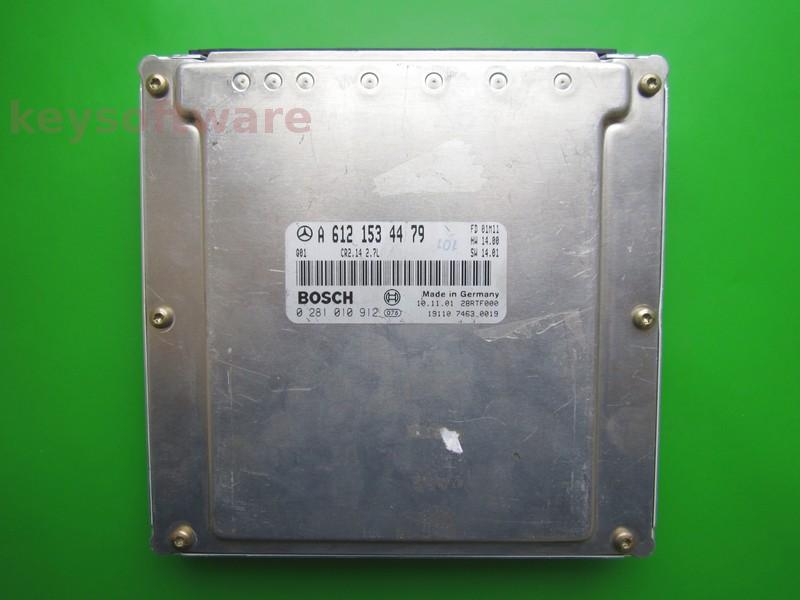 ECU Mercedes C 2.7CDI A6121534479 0281010912 CR2.14 EDC15C6