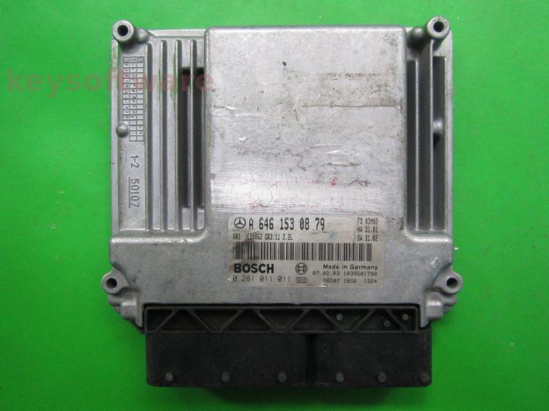 ECU Mercedes E 2.2CDI A6461530879 0281011011 CR3.11 EDC16C2