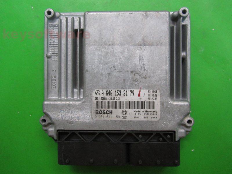 ECU Mercedes E 2.2CDI A6461532179 0281011159 CR3.13 EDC16C2