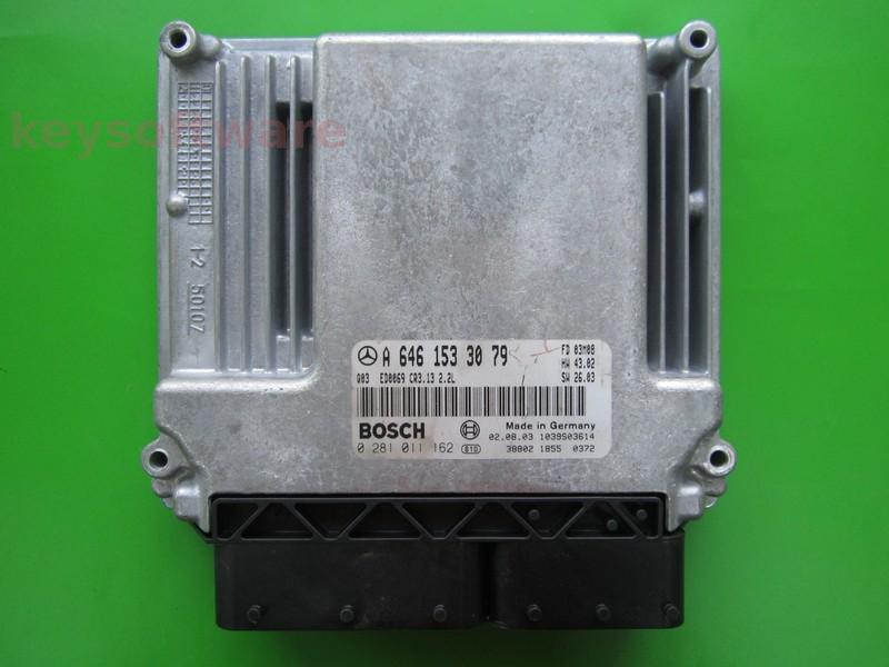 ECU Mercedes C 2.2CDI A6461533079 0281011162 CR3.13 EDC16C2