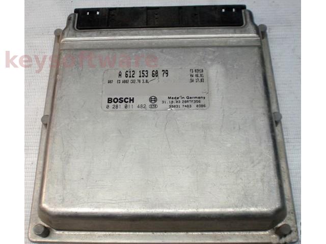 ECU Mercedes AMG 3.0CDI A6121536079 0281011482 CR2.70 EDC15C6 {