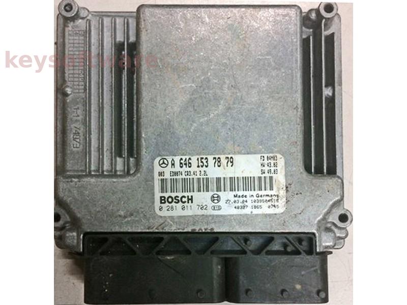 ECU Mercedes E 2.2CDI A6461537879 0281011702 CR3.41 EDC16C2 {