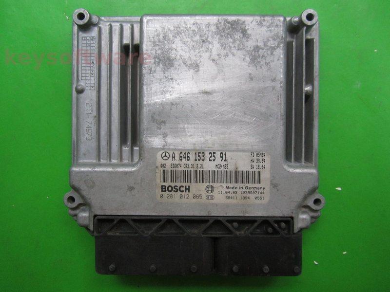 ECU Mercedes Vito 2.2CDI A6461532591 0281012065 EDC16C2 +