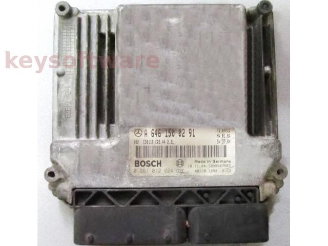 ECU Mercedes E 2.2CDI A6461500291 0281012224 CR3.44 EDC16C2 {