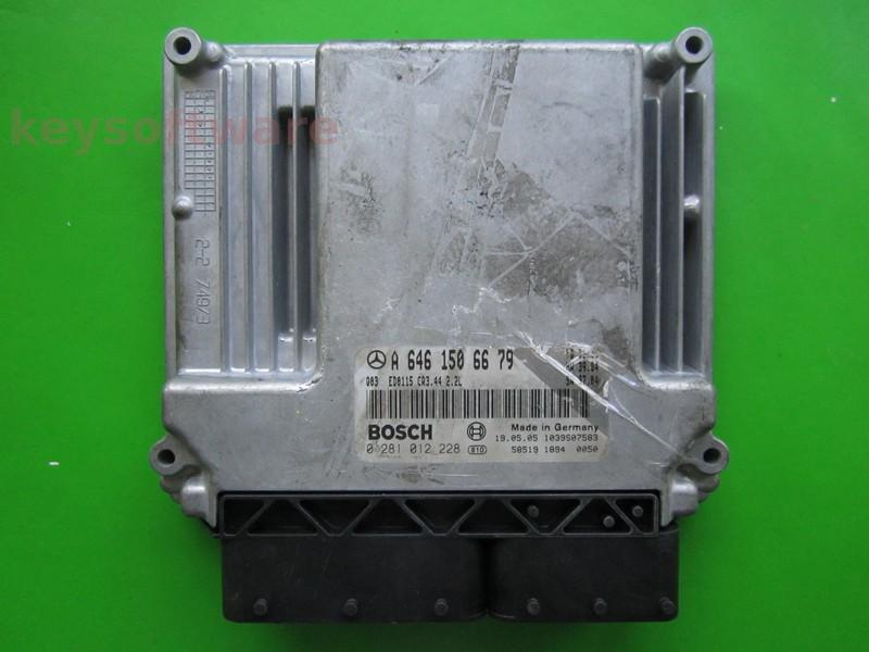 ECU Mercedes C 2.2CDI A6461506679 0281012228 CR3.44 EDC16C2 }