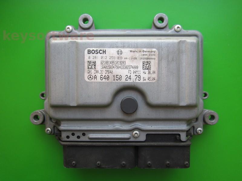 ECU Mercedes A 1.8CDI A6401502479 0281012255 CRA.31 EDC16C32